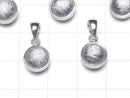 [Video]Meteorite (Muonionalusta) Pendant Round 8mm Silver925
