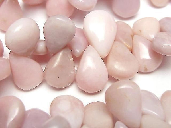 [Video] Pink Opal AA++ Pear shape (Smooth) half or 1strand beads (aprx.7inch/18cm)