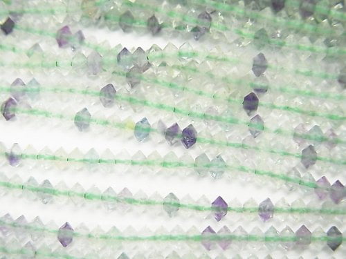 Fluorite, Roundel Gemstone Beads