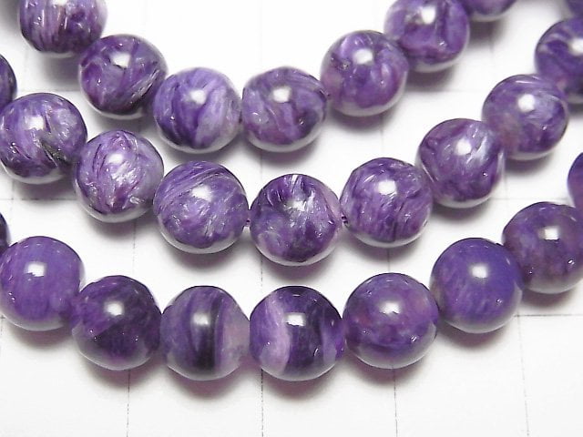 [Video] 1strand $39.99! Charoite AAA Round 7mm 1strand (Bracelet)