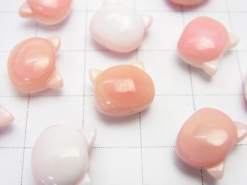 Queen Conch Shell AAA Cat Motif 10x9mm [Drilled Hole] 1pc $2.79!