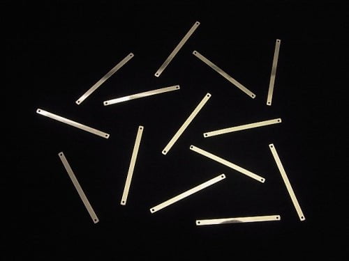 14KGF Bar Parts 38x2.5mm [2 holes] 1pc