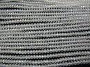 [Video] High Quality! Aqua Crystal  Faceted Button Rondelle 4x4x2.5mm 1strand beads (aprx.15inch/38cm)