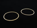 14KGF Ring Twist 1pc