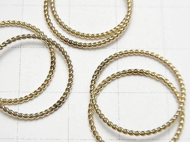 14KGF Twist Ring (1pc)
