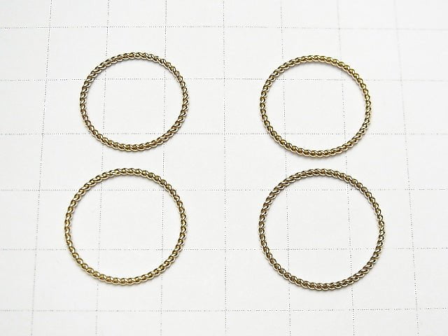 14KGF Ring Twist 1pc