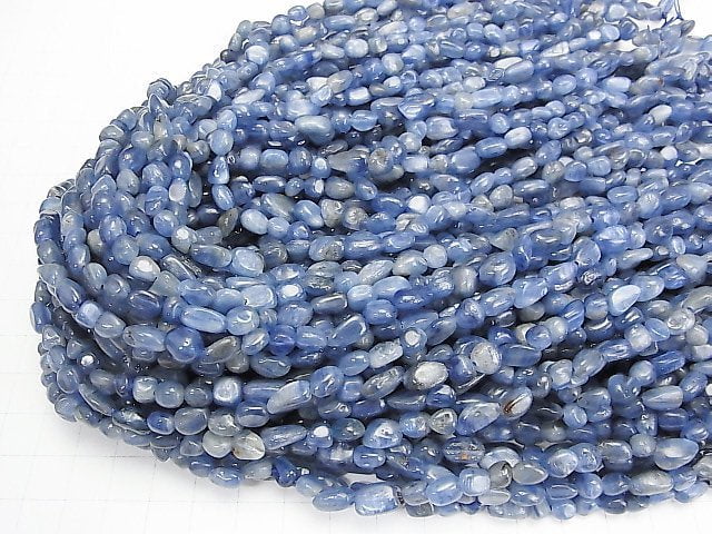 [Video] 1strand $6.79! Kyanite AA Small Size Nugget  1strand beads (aprx.15inch/36cm)