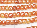 [Video] High Quality! 1strand $13.99! Mix Carnelian Cube Shape 5x5x5mm 1strand beads (aprx.15inch / 38cm)