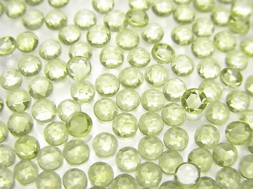 Peridot, Rose Gemstone Beads