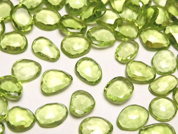 Free Form, Peridot, Rose Gemstone Beads