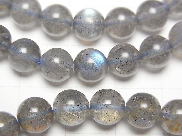 [Video]Labradorite AAA- Round 7mm Bracelet