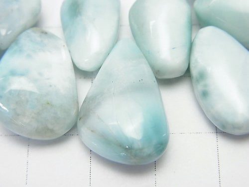 [Video] [One of a kind] Larimar Pectolite AA++ Nugget  Top Side Drilled Hole  Bracelet   NO.20