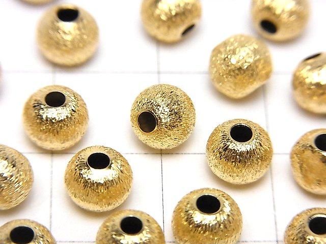 Silver 925 Round [3mm][4mm][5mm][6mm] Hairline Finish 18KGP 10pcs