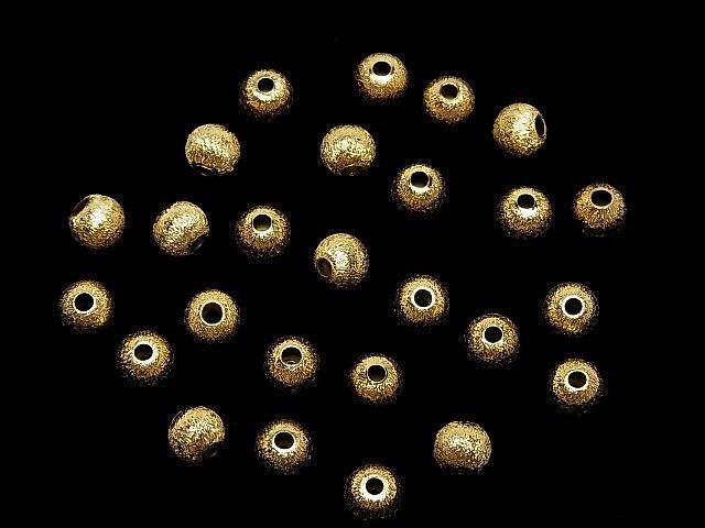 Silver 925 Round [3mm][4mm][5mm][6mm] Hairline Finish 18KGP 10pcs