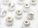 Silver925 Round [3mm][4mm][5mm][6mm] Hairline No coating 20pcs