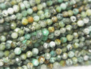 Faceted Round, Turquoise Gemstone Beads