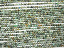 High Quality!  1strand $5.79! African Turquoise  Faceted Round 3mm  1strand beads (aprx.15inch/38cm)