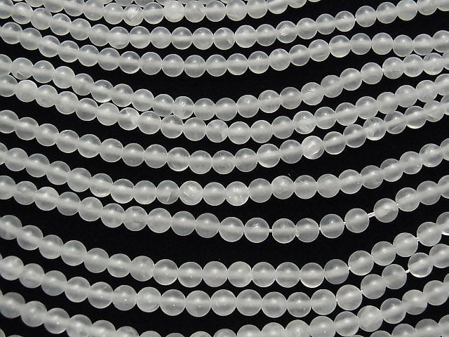 1strand $5.79! Mexico Selenite Round 4mm 1strand beads (aprx.15inch / 38cm)