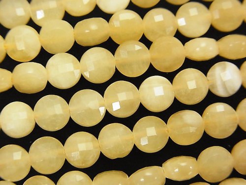 Coin, Jade Gemstone Beads