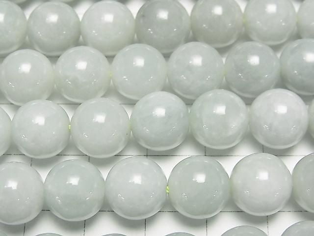 [Video] Burmese Jadeite AA++ Round 10mm half or 1strand beads (aprx.15inch/37cm)