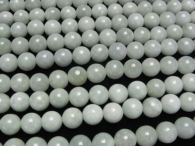 [Video] Burmese Jadeite AA++ Round 10mm half or 1strand beads (aprx.15inch/37cm)