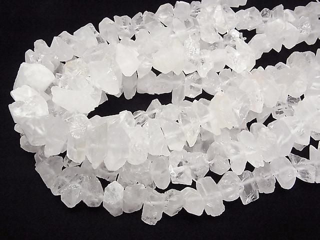 [Video] Crystal Point Rough Rock Nugget 1-strand beads (approx. 15 inches/38 cm)