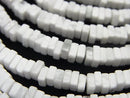 Howlite Magnesite, Roundel Gemstone Beads