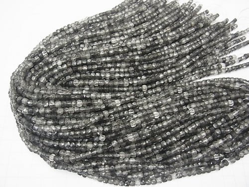 High quality! 1strand $16.99! Tourmaline Quartz AA ++ Cube Shape 4x4x4mm 1strand (aprx.15inch / 37cm)