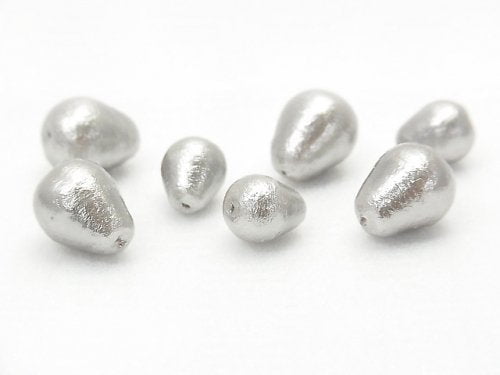 Cotton Pearls, Drop Synthetic & Glass Beads