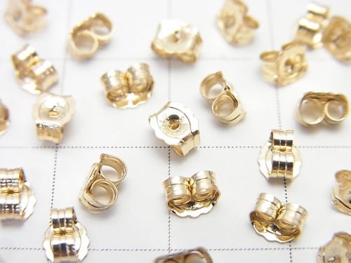 14KGF Earnuts 4.5x3.5mm 10pcs (5pairs )