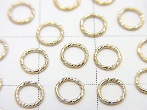 14KGF Jump Ring (Closed Type) [4mm][5mm] Gauge 0.4mm Sparkle 10pcs