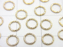 14KGF Jump Ring (Closed Type) [4mm][5mm] Gauge 0.4mm Sparkle 10pcs