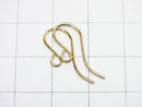 14KGF Earwire 19x7mm Gauge 0.4mm 2pairs