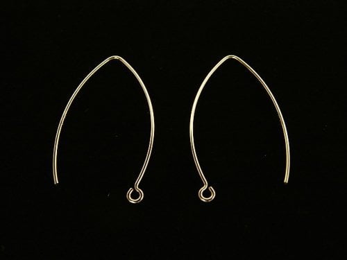 14KGF Earwire 32x17mm 1pair