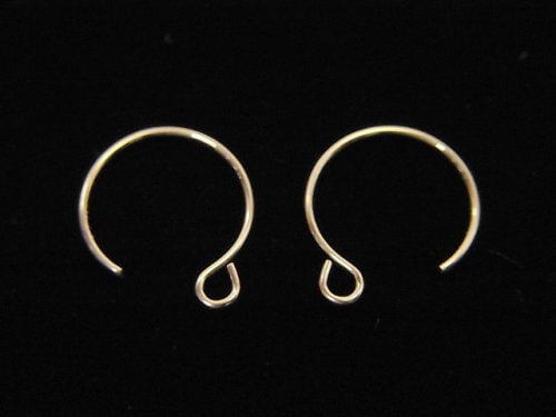 14KGF Earwire 13x12mm 1pair !