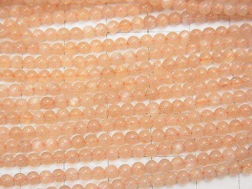 1strand $5.79! Orange Moonstone AAA- Round 3mm 1strand beads (aprx.15inch / 38cm)