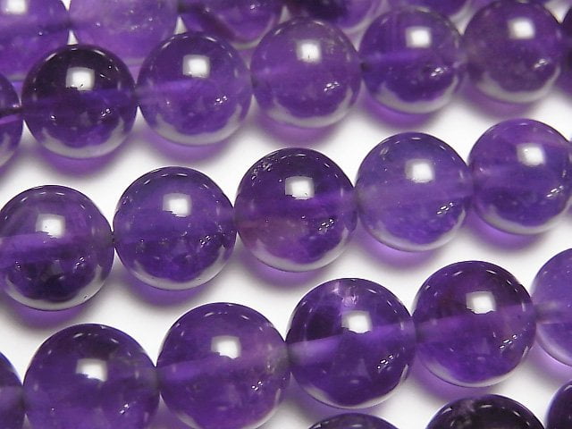 Amethyst, Round Gemstone Beads