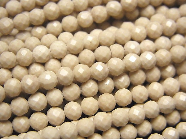 Faceted Round, Riverstone Gemstone Beads