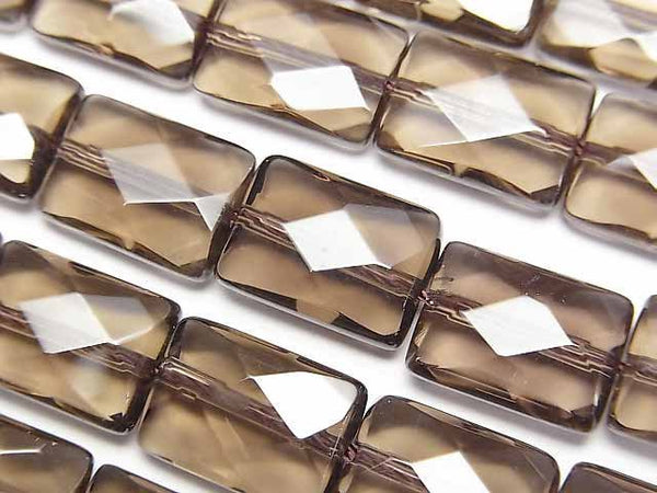 Rectangle, Smoky Quartz Gemstone Beads