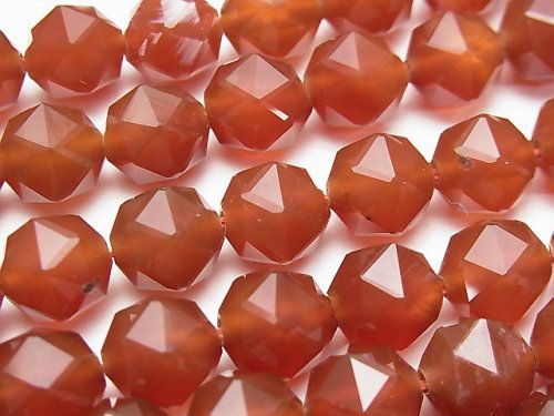 High Quality! Red Agate AAA Star Faceted Round 10mm half or 1strand beads (aprx.15inch/36cm)