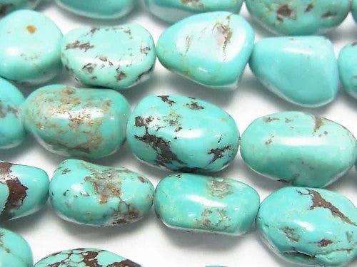 [Video] Turquoise AAA- Nugget  half or 1strand beads (aprx.15inch/37cm)