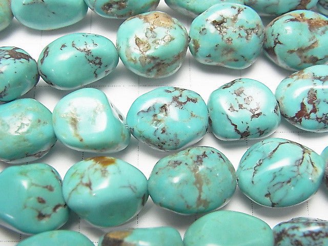 [Video] Turquoise AAA- Nugget  half or 1strand beads (aprx.15inch/37cm)