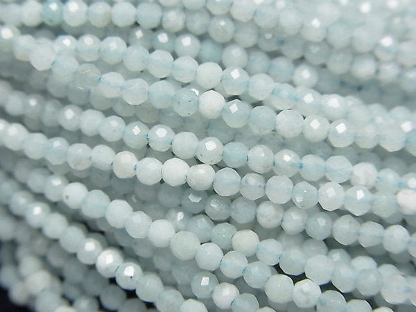 High Quality!  Amazonite AA+ Faceted Round 2mm  1strand beads (aprx.15inch/38cm)