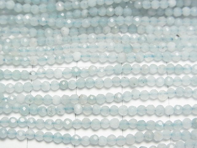 High Quality!  Amazonite AA+ Faceted Round 2mm  1strand beads (aprx.15inch/38cm)