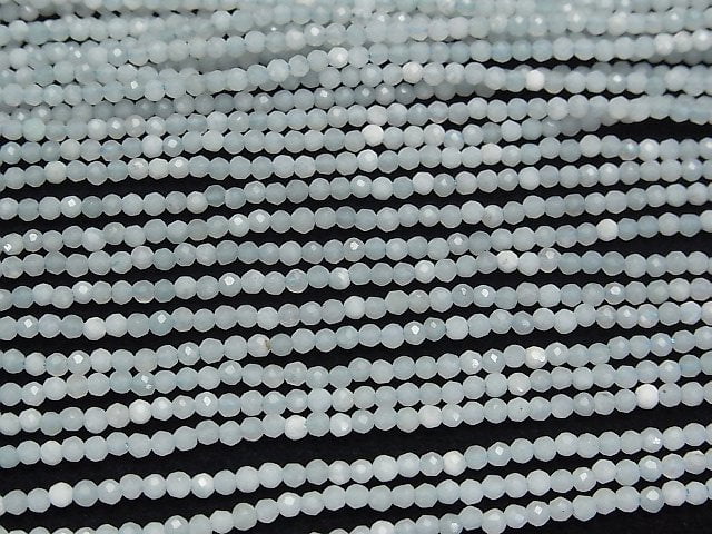 High Quality!  Amazonite AA+ Faceted Round 2mm  1strand beads (aprx.15inch/38cm)