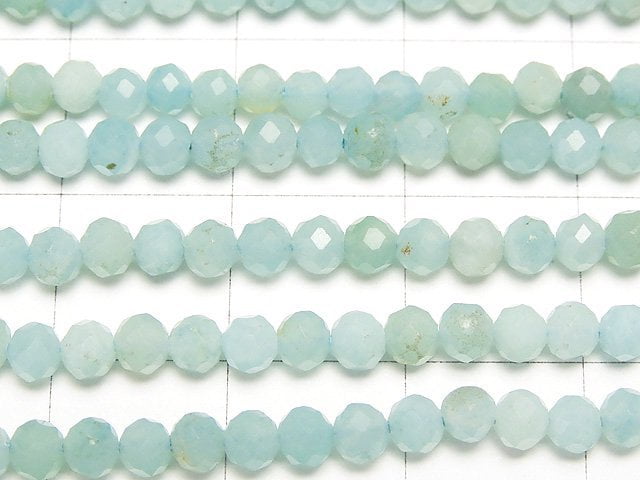 High Quality!  1strand $5.79! Amazonite AA++ Faceted Round 3mm  1strand beads (aprx.15inch/38cm)