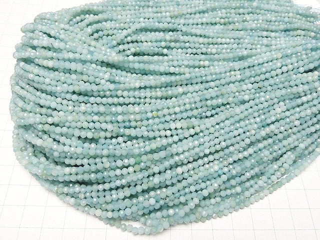 High Quality!  1strand $5.79! Amazonite AA++ Faceted Round 3mm  1strand beads (aprx.15inch/38cm)