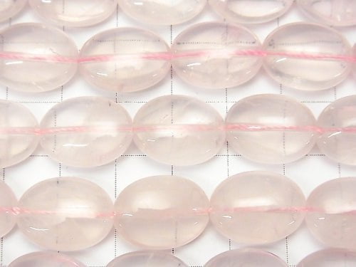 1strand $9.79! Madagascar Rose Quartz AA ++ Oval 16x12x6mm 1strand beads (aprx.15inch / 37cm)