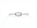 [Video]Silver925 Ring Frame (Prong Setting) Horizontal Oval 6x4mm Rhodium Plated 1pc