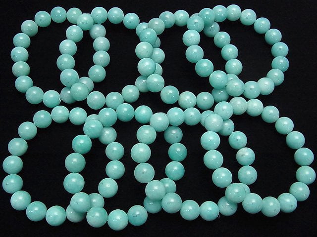 [Video] Peru Amazonite AAA- Round 12mm Bracelet